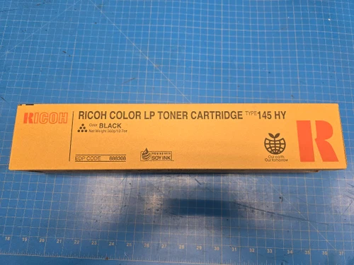 Ricoh 145 HY Color LP Toner Cartridge Black 888308