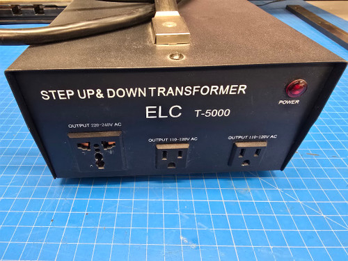 ELC Step Up / Down 5000 Watt Voltage Converter Transformer T-5000