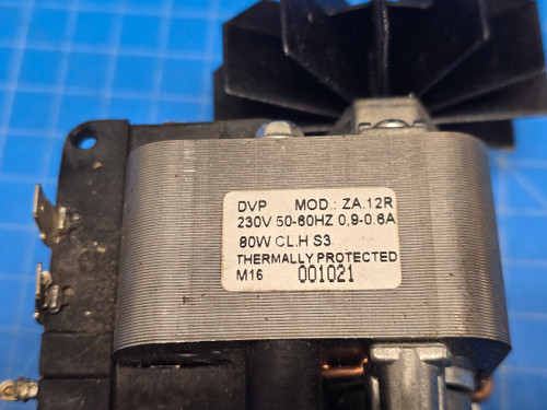 DVP 230V .9A 80W Piston Pump ZA12R