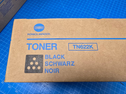 Konica Minolta C6085 / C6100 / C1085 / C1100 Black Toner Cartridge TN622K A5E7130