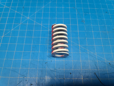 Red Stripe Medium Heavy Duty Die Spring 1 x 1 3/4