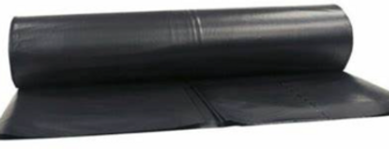 WFP 6 Mil Non Reinforced Black Vapor Barrier- 10'x100' (1000 SQ-FT)