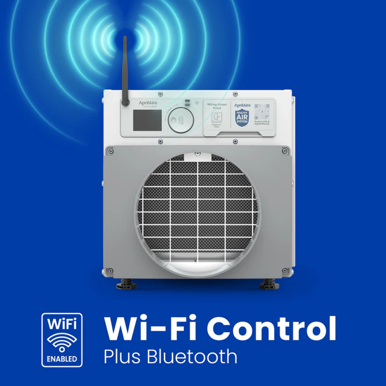 Aprilaire E100W 100 Dehumidifier - Wifi Enabled Kit - Includes Extra Filter