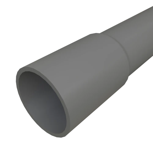 1-1/2 in x 10 ft PVC Schedule 40 Conduit, Belled End