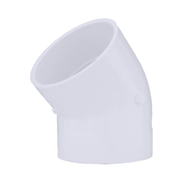 4" PVC DWV 45-Degree Elbow