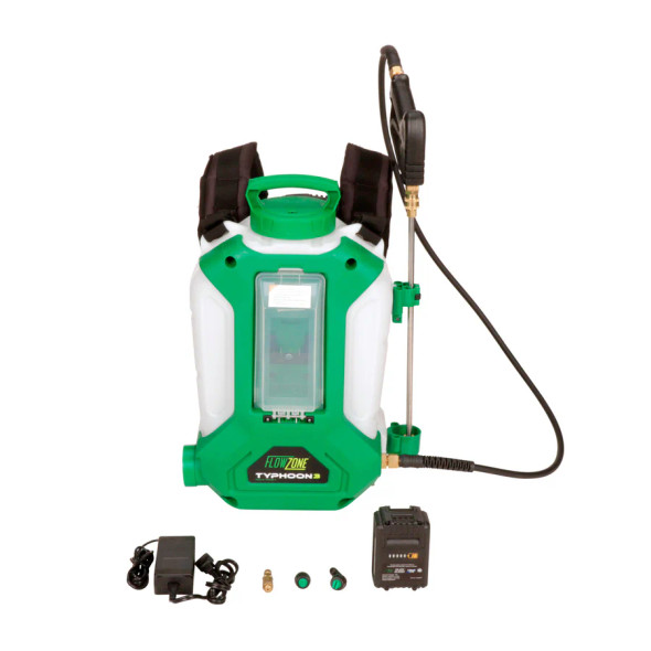 Typhoon 3 Battery Powered Backpack Sprayer (4-Gallon)