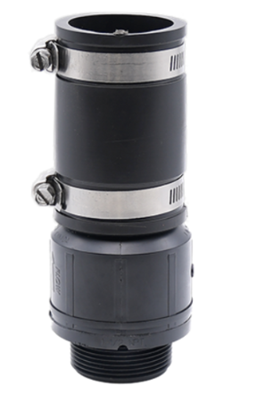 Glentronics 1.5" Check Valve Threaded With Rubber Union