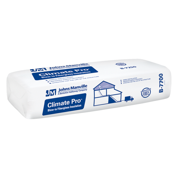 Johns Manville Climate Pro Blow-In Fiberglass Insulation