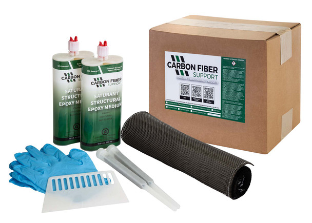 10' Bi-Directional Carbon Fiber & Epoxy Repair Kit