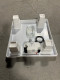 Dehumidifier drain pan kit with condensate pump and risers