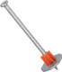 Drive Pin With Washer, .300 x 3 In., 100-Pk.
