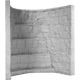 Rockwell 66 in. x 44 in. x 48 in. Gray Composite Window Well