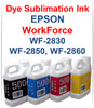 4- 500ml bottles Dye Sublimation Ink for Epson WorkForce WF-2830 WF-2850 WF-2860 Printers