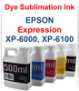5- 500ml bottles Dye Sublimation Ink for Epson Expression Premium XP-6000 XP-6100 Printers