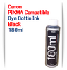 1 180ml Bottle Black Dye Ink