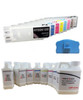 Refillable Ink Cartridges and Dye Sublimation Ink 240ml Bottles for Epson Stylus Pro 4800 Printer 