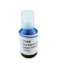 Cyan Water Based Eco Solvent Ink Bottle 140ml for Epson EcoTank ET-15000 Printer