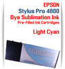 Light Cyan Epson Stylus Pro 4800 Dye Sublimation Ink Cartridges 220ml