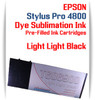 Light Light Black Epson Stylus Pro 4800 Dye Sublimation Ink Cartridges 220ml