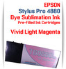 Vivid Light Magenta Epson Stylus Pro 4880 Dye Sublimation Ink Cartridge 220ml