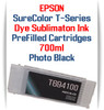 Photo Black T694100 EPSON SureColor T-Series Compatible Dye Sublimation ink Cartridge 700ml