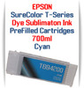 Cyan T694200 EPSON SureColor T-Series Compatible Dye Sublimation ink Cartridge 700ml