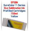 Yellow T694400 EPSON SureColor T-Series Compatible Dye Sublimation ink Cartridge 700ml