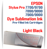 Light Black Epson Stylus Pro 7890/9890, 7900/9900 Pre-Filled Dye Sublimation Ink Cartridge