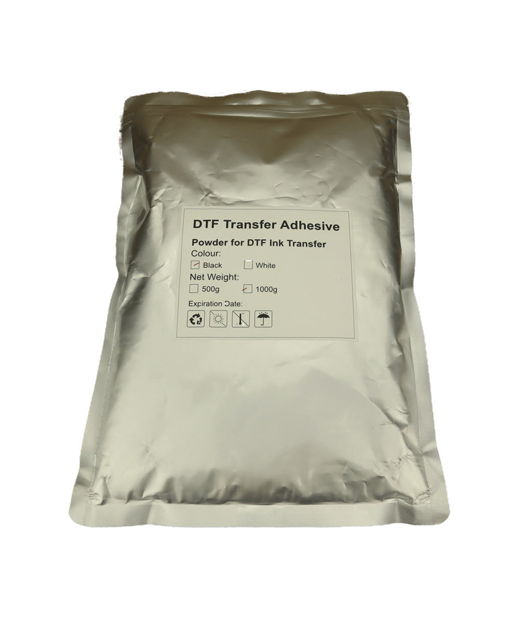 Black DTF Direct To Film DTF Adhesive powder 2.2 ibs.