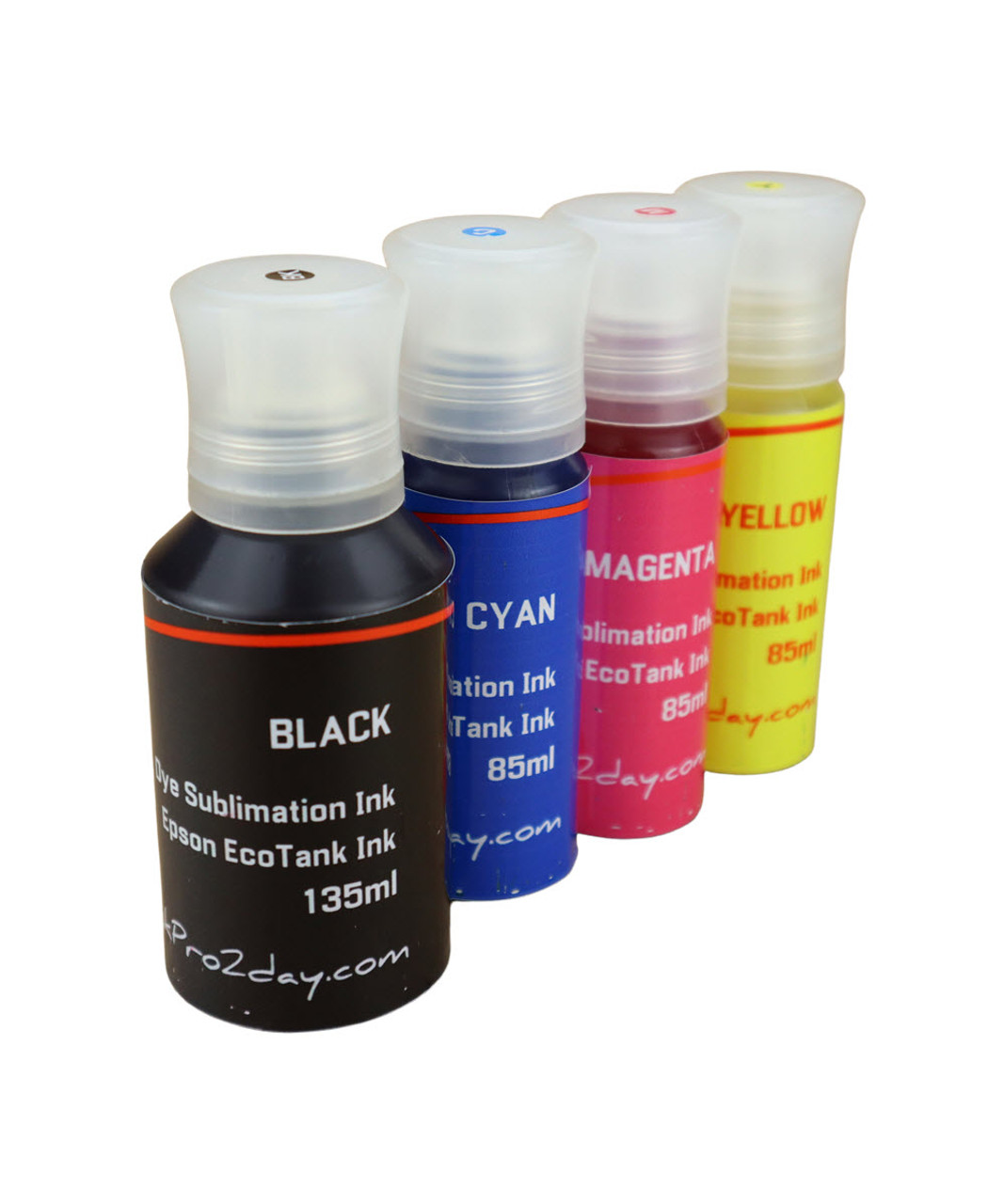 Dye Sublimation Ink 4- Bottles for Epson EcoTank ET-2800 ET-2850 Printers