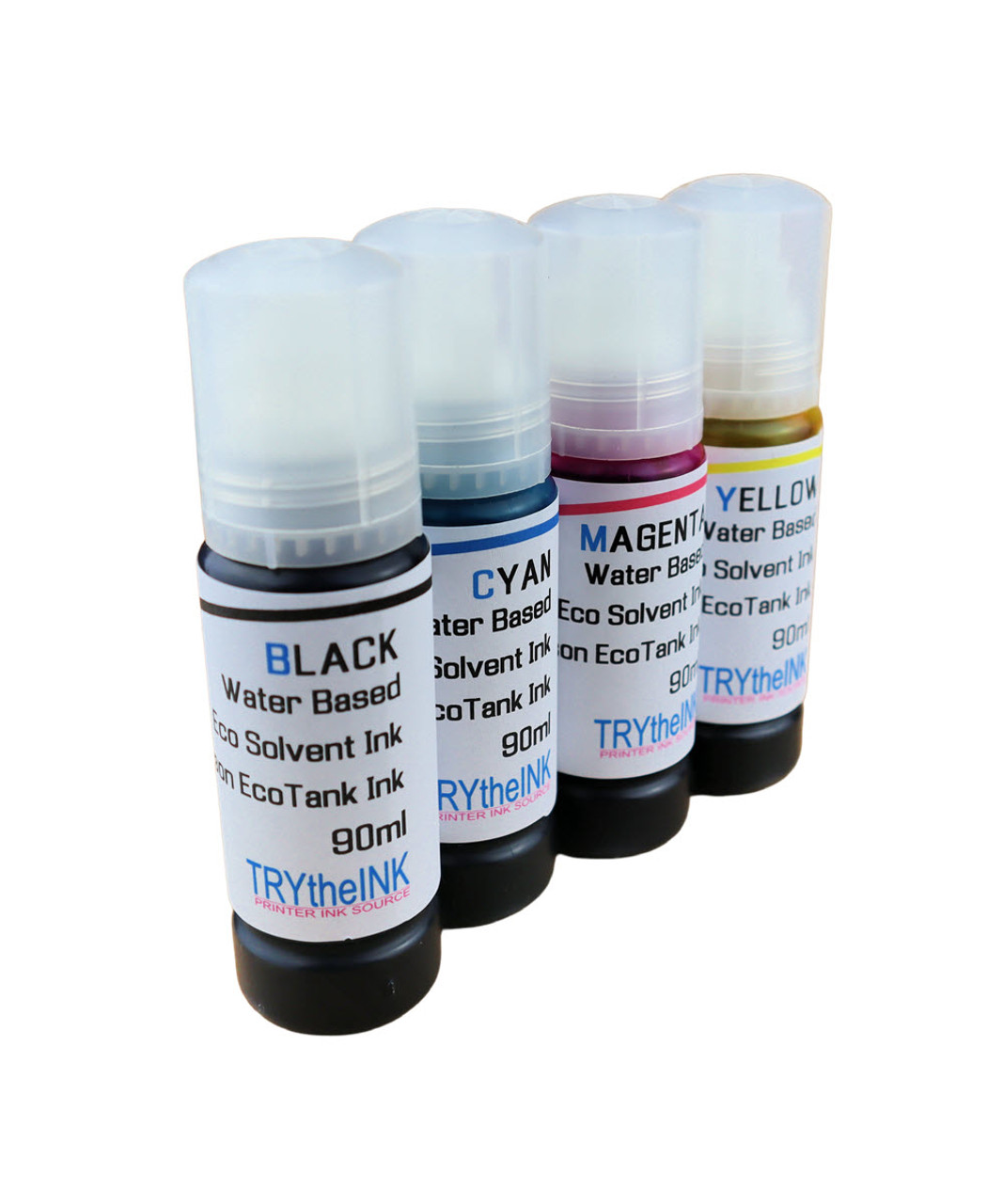 Eco Solvent Water Based Ink 4- 90ml bottles for Epson EcoTank ET-2840 Printer