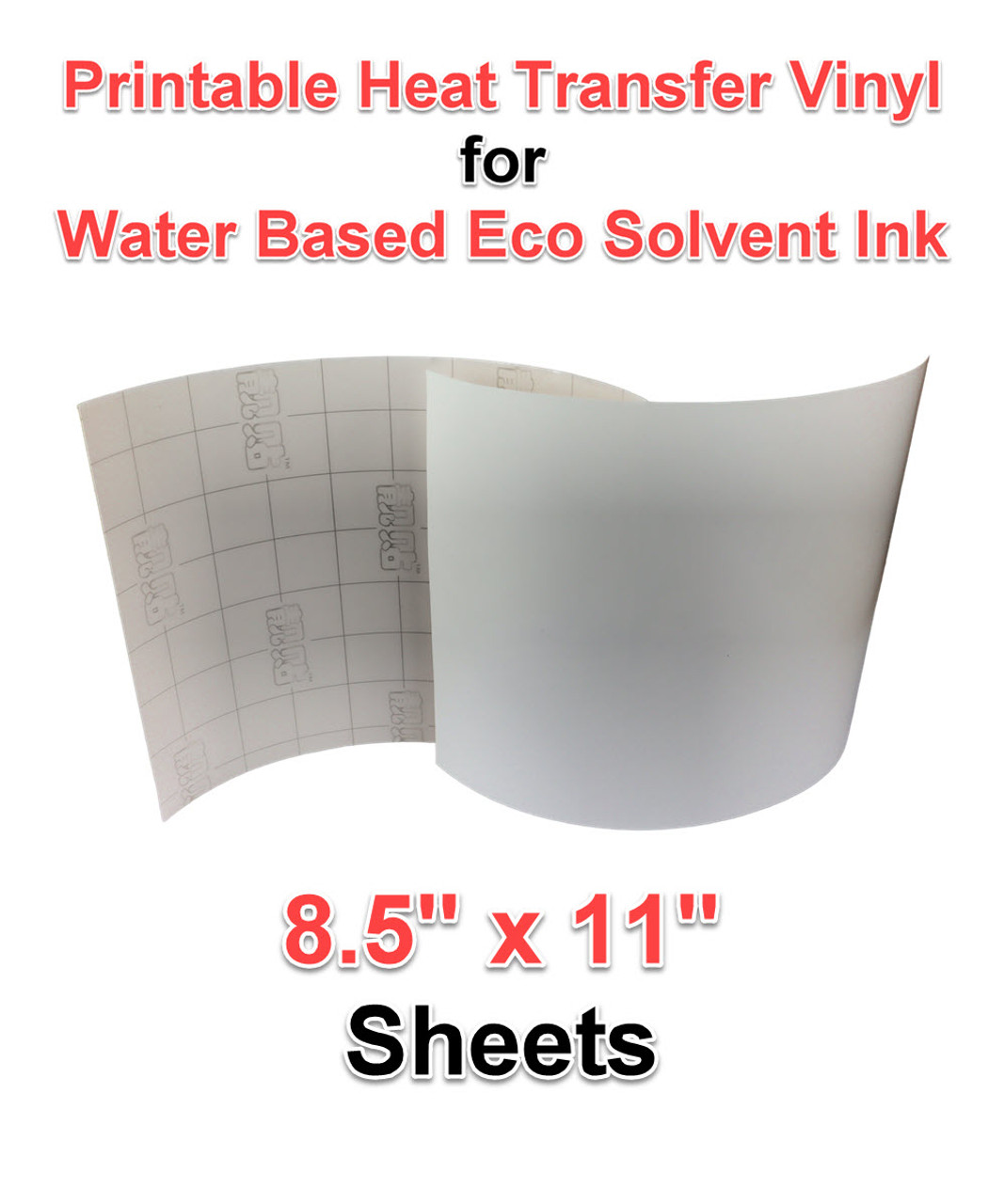 Printable Heat Transfer Vinyl for Eco Solvent Water Based Ink