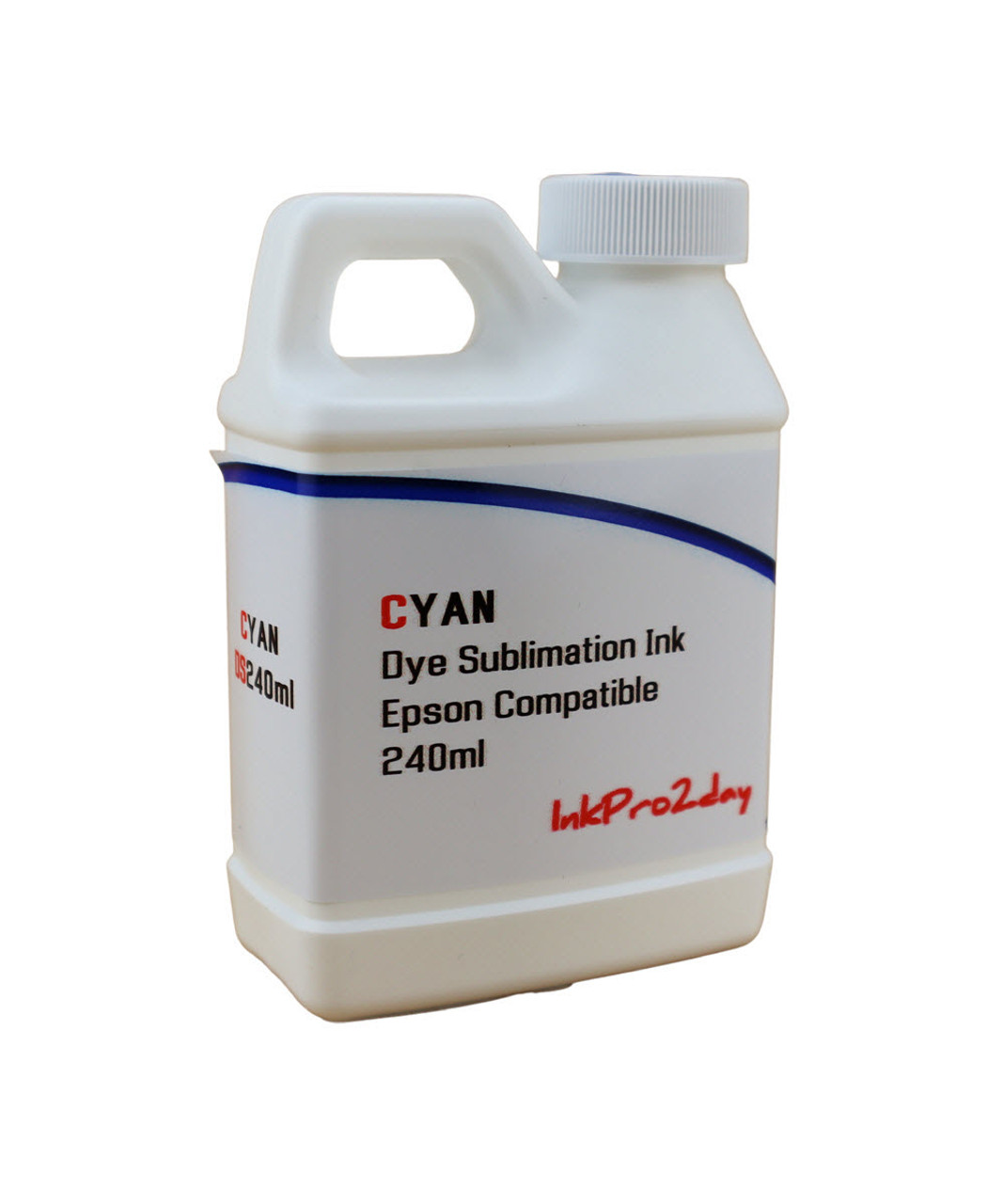 Cyan 240ml Bottles Dye Sublimation Ink For Epson Workforce Pro Wf 7310 Wf 7820 Wf 7840 Printers 4484