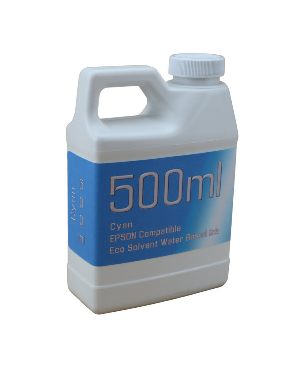 Cyan Water Based Eco Solvent Ink 500ml Bottle for Epson SureColor T3000 T5000 T7000 Printers