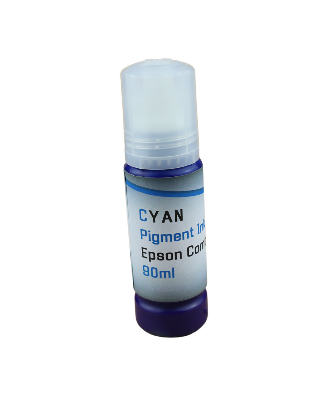 Cyan Pigment Ink 90ml Bottle for Epson EcoTank ET-8500 ET-8550 Printer