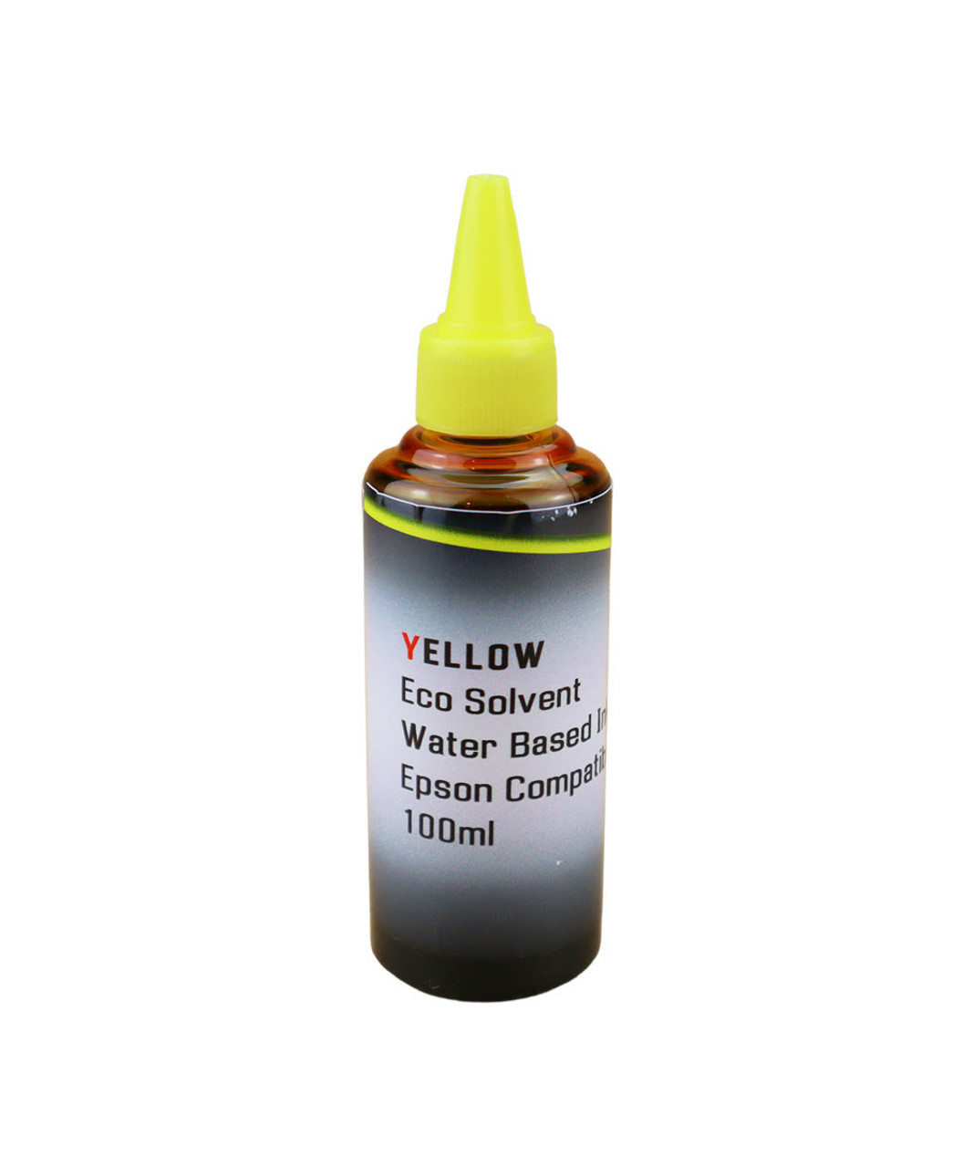 Yellow Water Based Eco Solvent Ink 100ml Bottle for WorkForce WF-7210 WF-7710 WF-7720 Printers