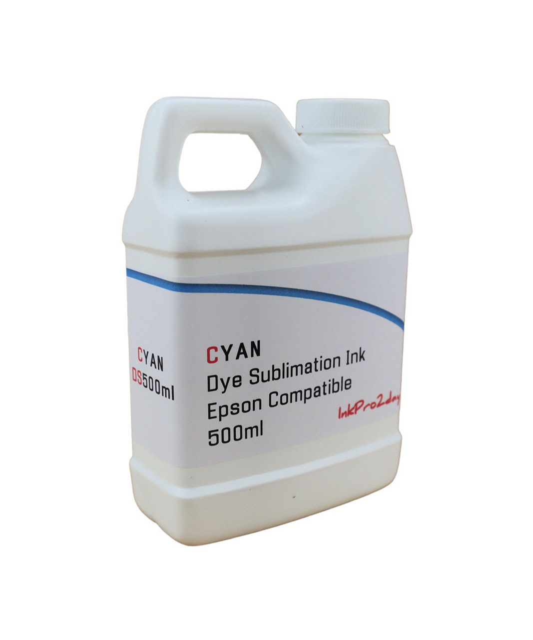 Cyan 500ml bottle Dye Sublimation Ink for Epson WorkForce WF-3540, WorkForce WF-7010, WorkForce WF-7510, WorkForce WF-7520 Printers