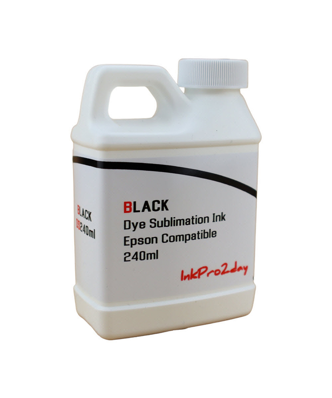 Black 240ml bottle Dye Sublimation Ink for Epson WorkForce WF-3540, WorkForce WF-7010, WorkForce WF-7510, WorkForce WF-7520 Printers