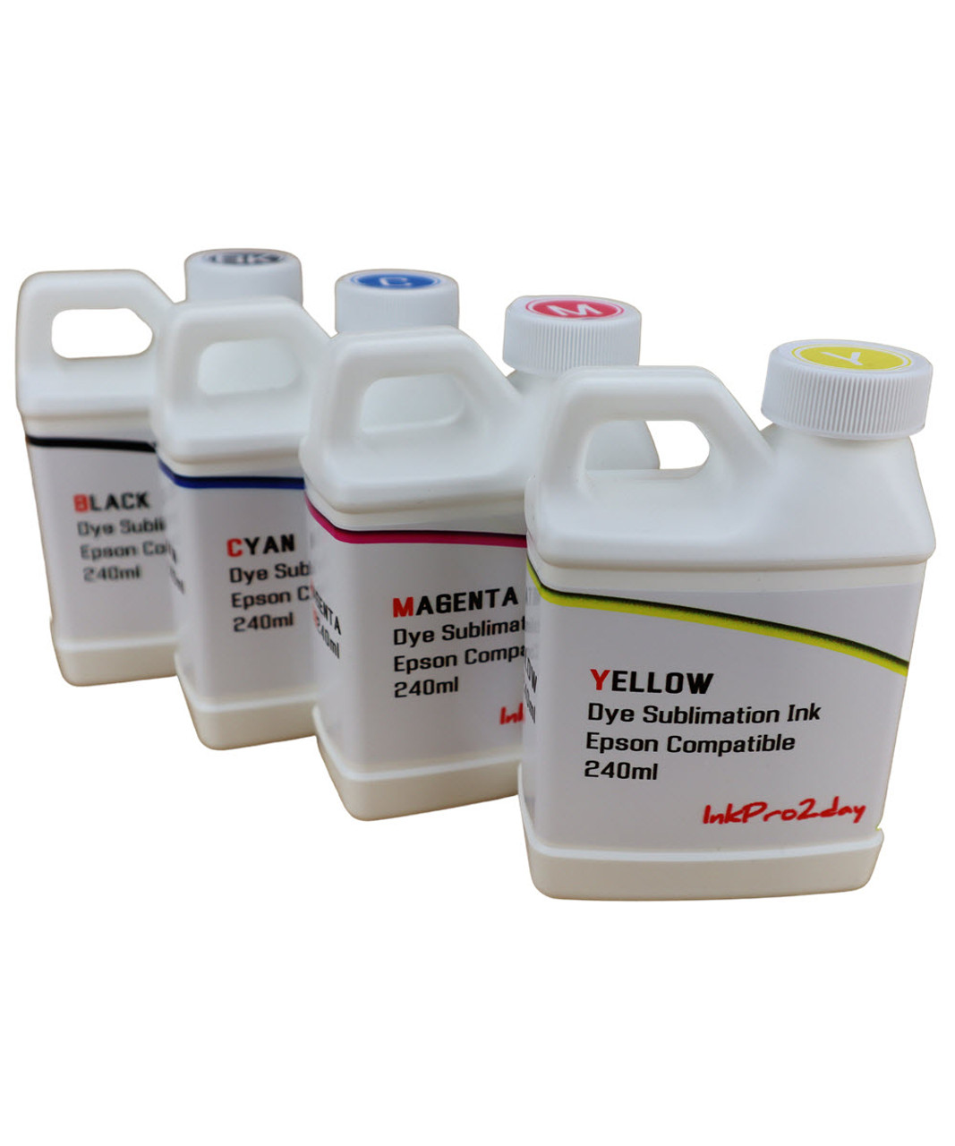4- 240ml bottles Dye Sublimation Ink for Epson WorkForce WF-7210, WorkForce WF-7710, WorkForce WF-7720 Printers
