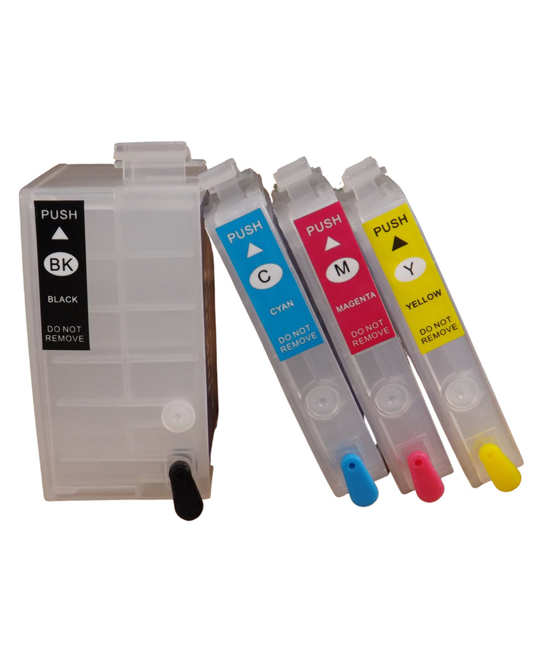 4 Refillable Ink Cartridges (empty) Epson WorkForce WF-7210 WF-7710 WF-7720 Printers