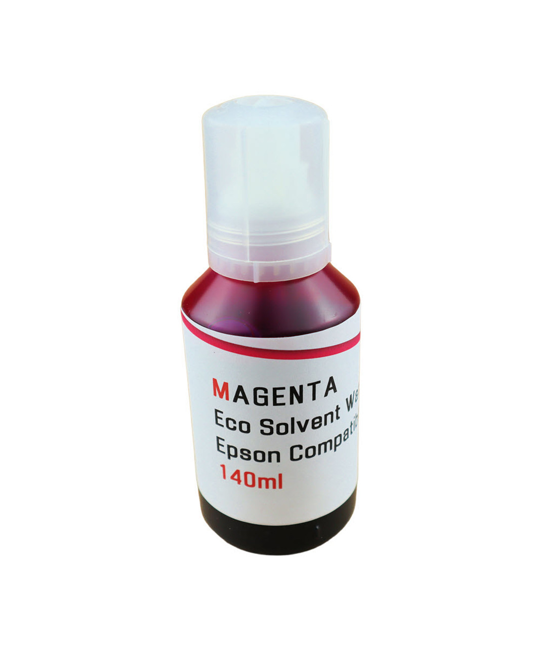 Magenta Water Based Eco Solvent Ink 140ml Bottle for Epson EcoTank ET-4800 ET-4850 Printers
