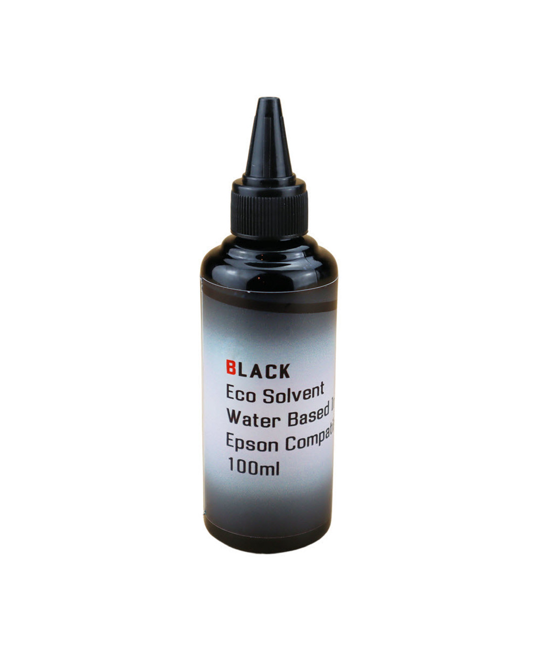 Black Water Based Eco Solvent Ink 100ml Bottle for Epson WorkForce WF-2520 WF-2530 WF-2540 Printers

