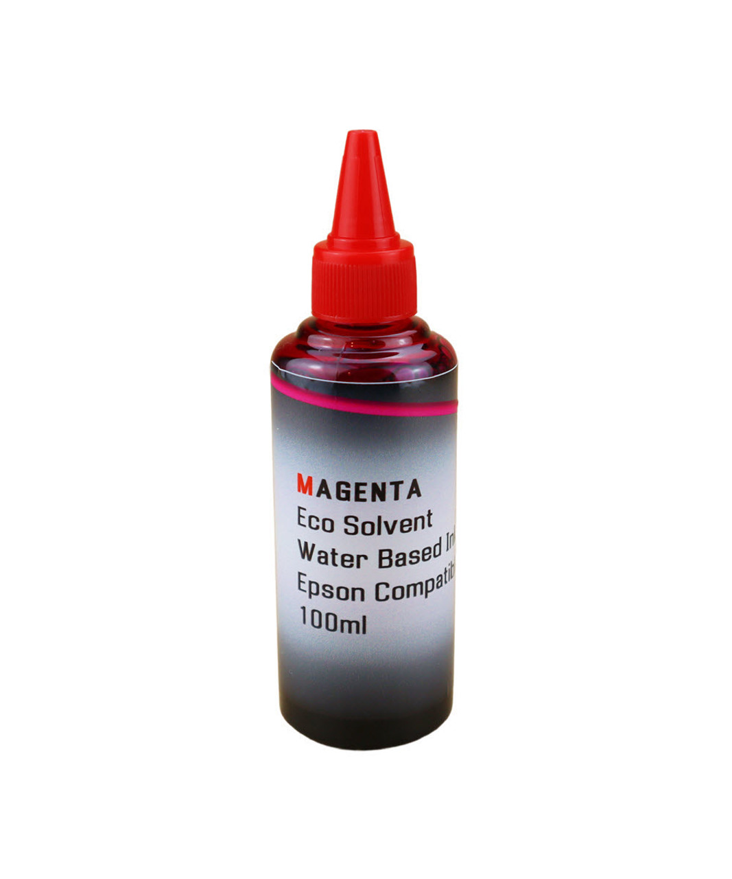 Magenta Water Based Eco Solvent Ink 100ml Bottle for Epson WorkForce WF-2520 WF-2530 WF-2540 Printers

