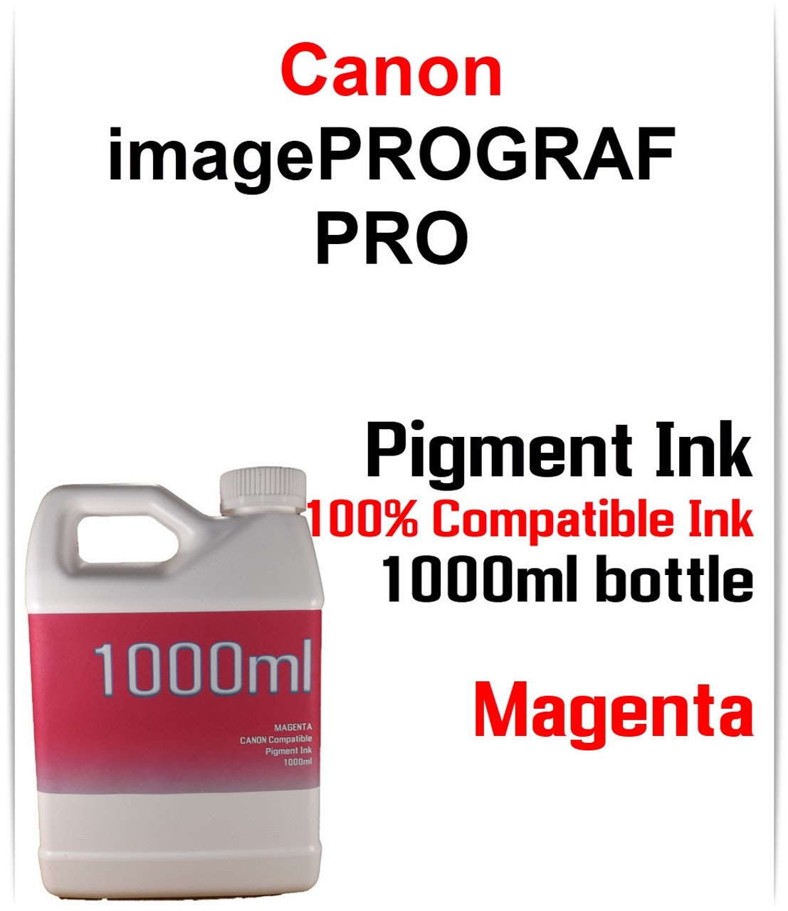 Canon imagePROGRAF PRO 12 color package -1000ml bottles Pigment Ink