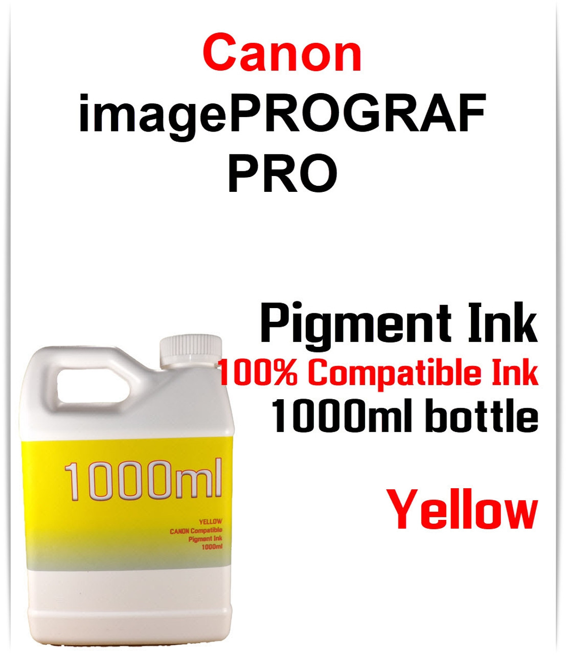 Canon imagePROGRAF PRO 12 color package -1000ml bottles Pigment Ink