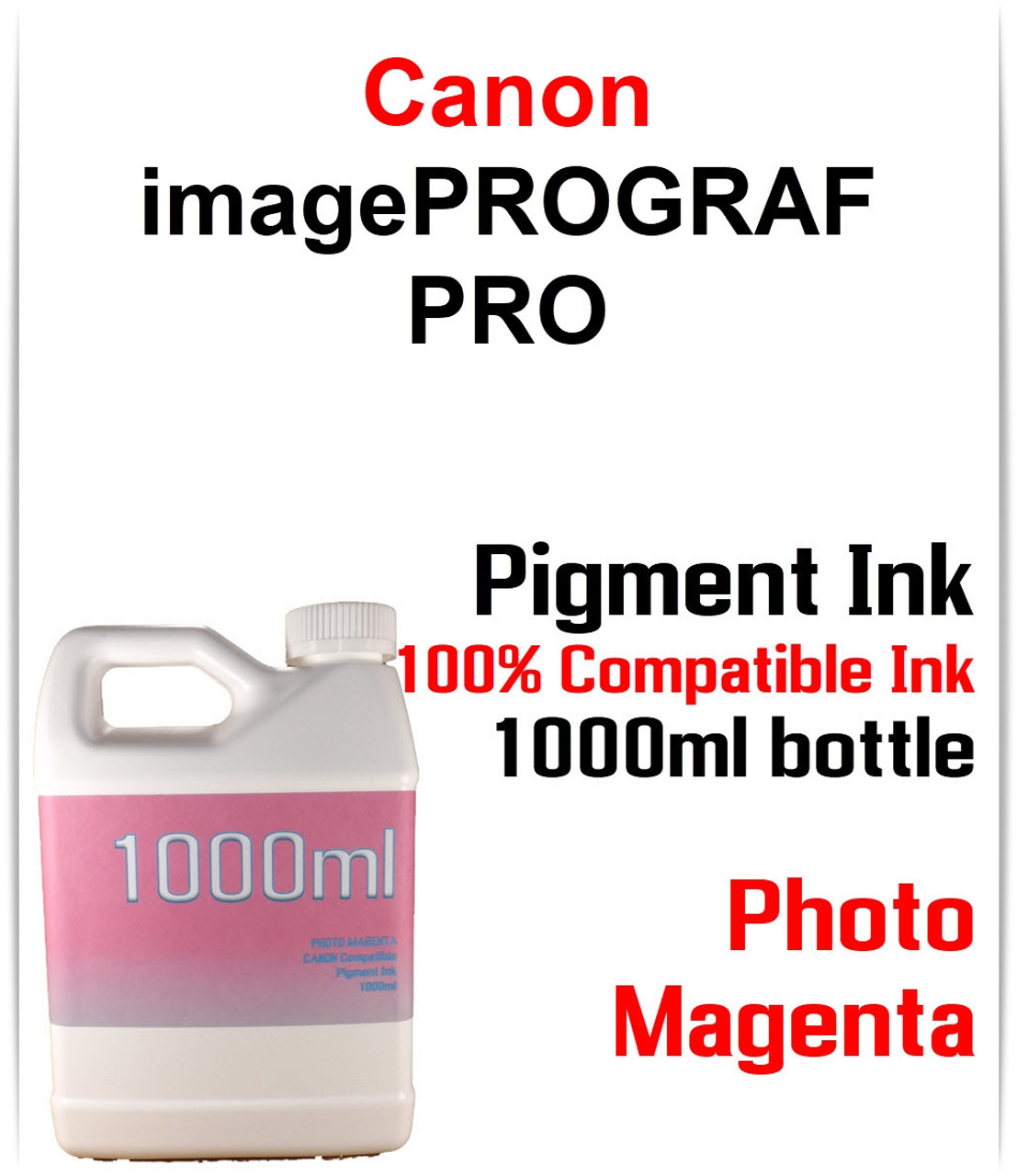 Canon imagePROGRAF PRO 12 color package -1000ml bottles Pigment Ink