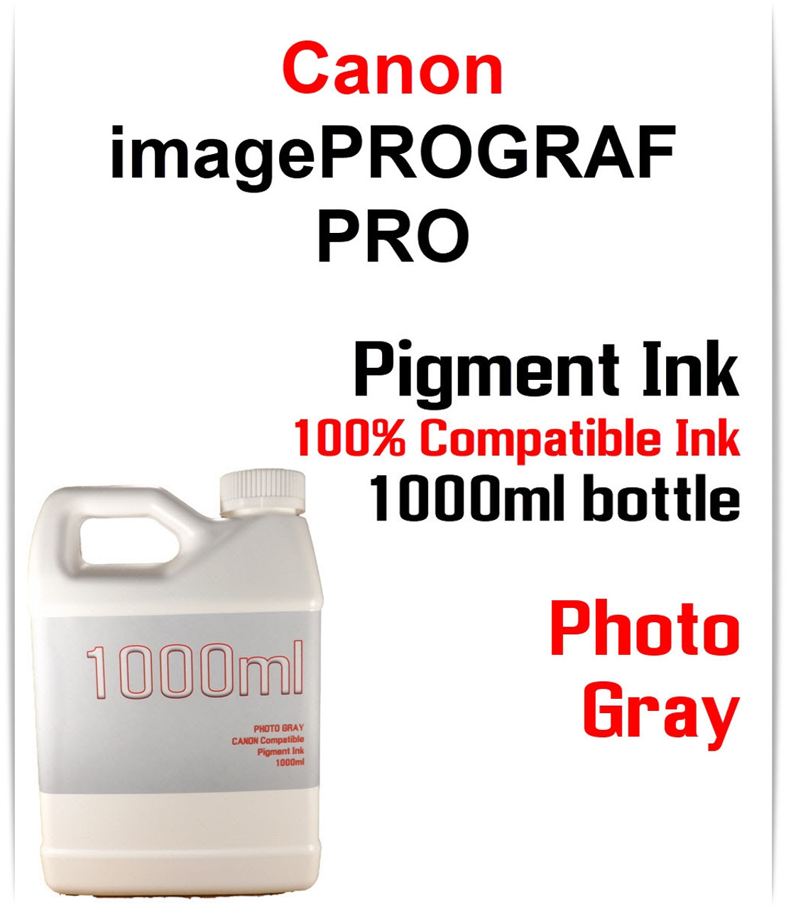 Canon imagePROGRAF PRO 12 color package -1000ml bottles Pigment Ink