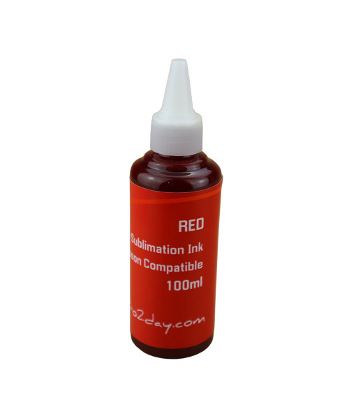Red Dye Sublimation Ink 100ml Bottle for Epson Expression Photo HD XP-15000 Printer
