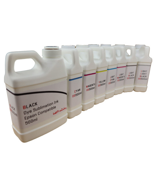 Dye Sublimation Ink 8- 500ml Bottles for Epson Stylus Pro 4880 printers