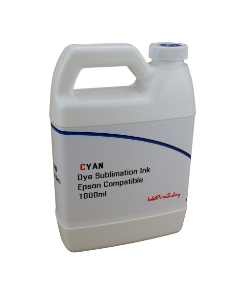 Cyan Dye Sublimation Ink 1000ml Bottle for Epson Stylus Pro 7890 9890 printers